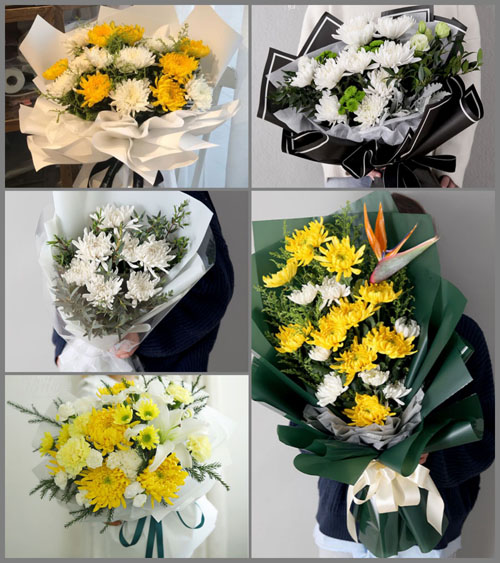 安徽阜阳市临泉县老集镇周庄户村白事花束代送